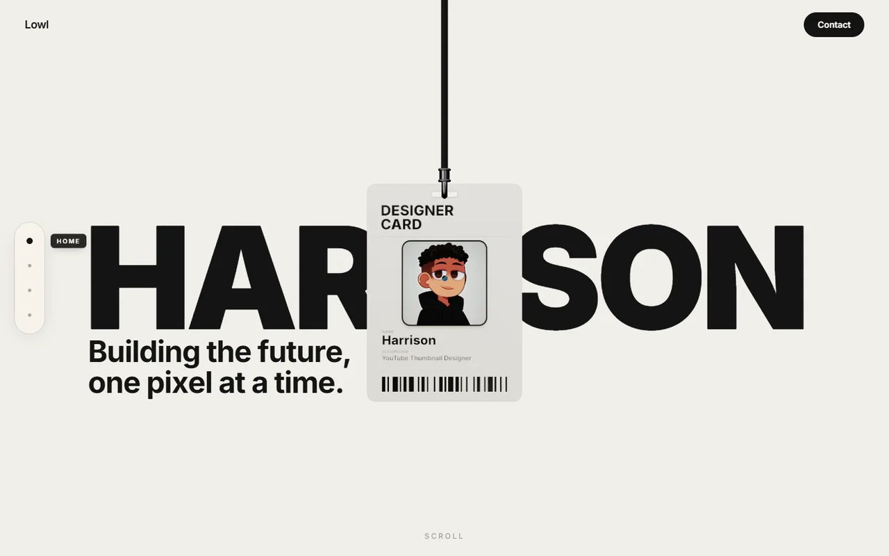 Lowl — Harrison — website preview